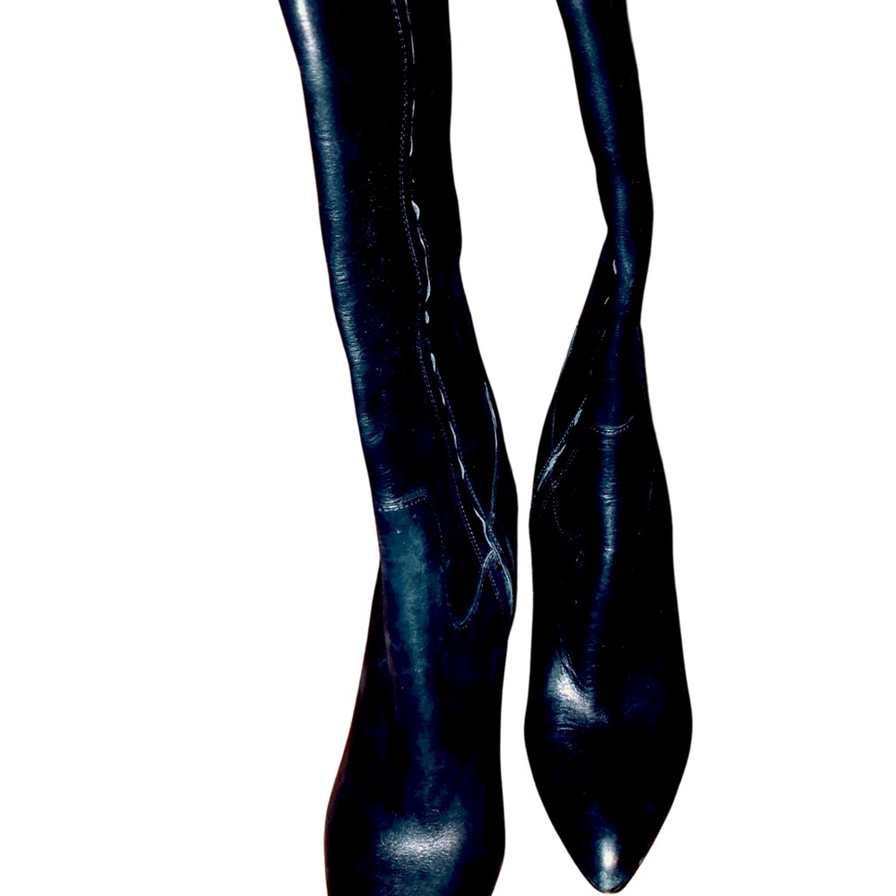 Sam Edelman Black leather boots size 9